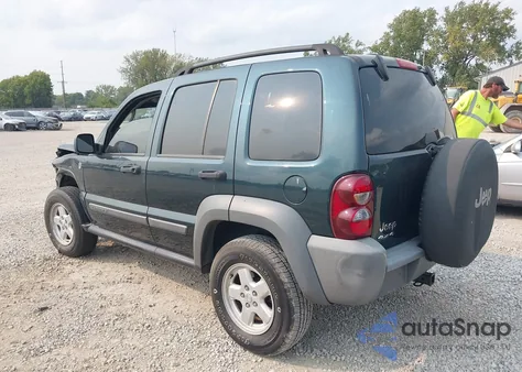 2005 Jeep Liberty Sport из США, поврежденный, VIN 1J4GL48K15W657939